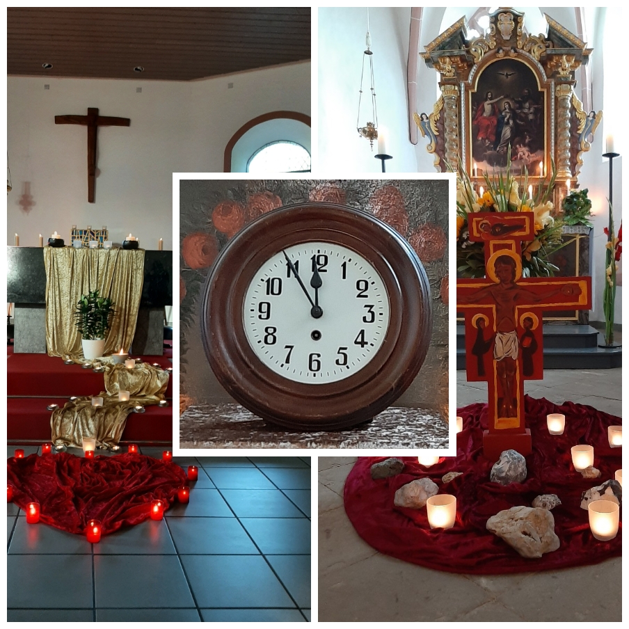 Collage Abendgebet