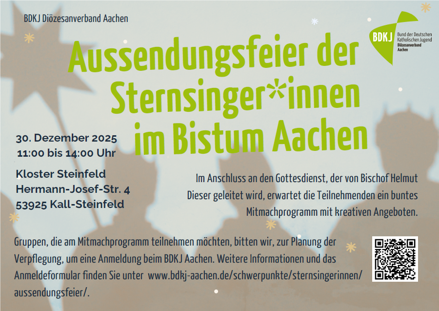 Aussendung Sternsinger (c) BDKJ Aachen
