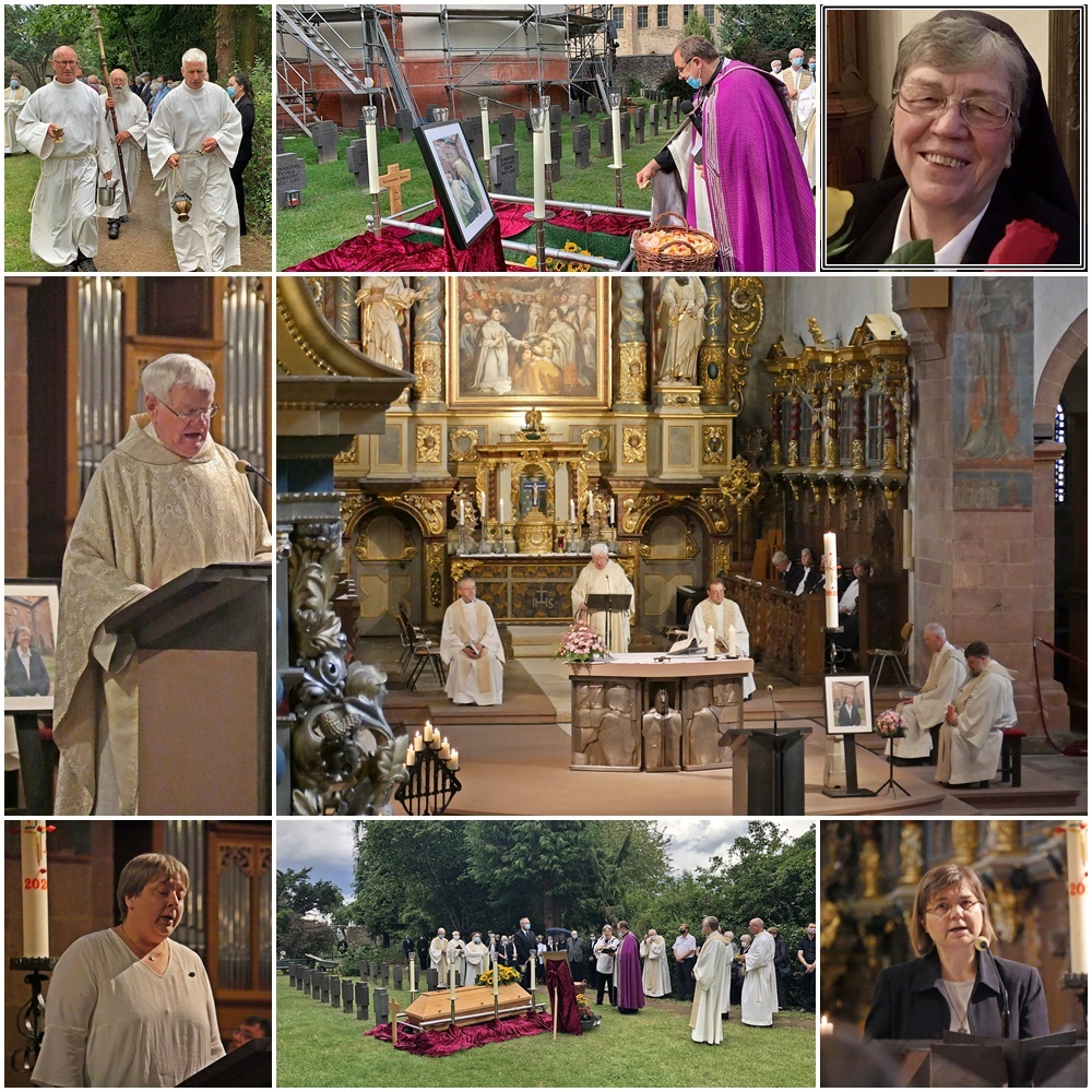 Collage Schwester Ilona neu Beerdigung (c) kloster steinfeld